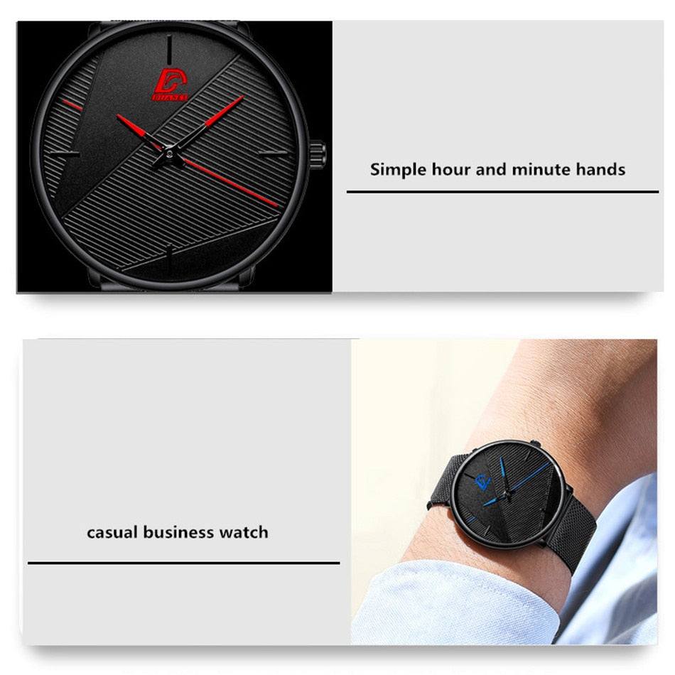 DIJANES Minimalist Ultra Thin Watch for Men - Premium Watches from Dressmycell.com - Just $16.00! Shop now at Dressmycell.com DIJANES Minimalist Ultra Thin Watch for Men - Premium Watches from Dressmycell.com - Just $16.00! Shop now at Dressmycell.com